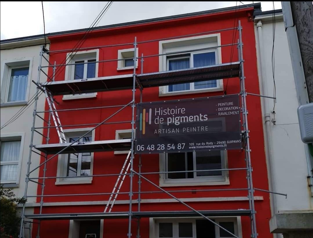 Histoire de Pigments - artisan peintre, décoration, Brest, Guipavas, Le Relecq Kerhuon, Plougastel, ravalement de façade — Photos 6